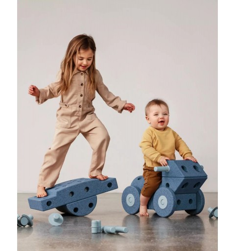 MODU Dreamer set – Kreatywne klocki rozwijające motorykę dużą | Niebieski